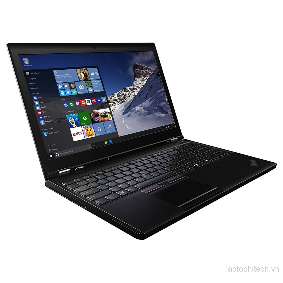 Laptop Cũ Lenovo Thinkpad P50 Core i7*  6820HQ - Ram 8GB - SSD 256GB - Nvidia M1000M 2GB -  MH 15.6 inch